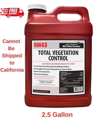 RM43 Total Veg Control Glyph Root Weed Preventer and Grass killer 2.5 Gallon