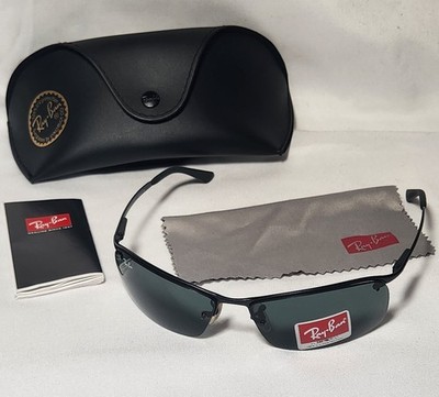 【廃盤品】Ray-BanP3183サングラス　003/61 New Ray-Ban RB3183 Black l Green Classic RB3183 006/71 63mm Unisex