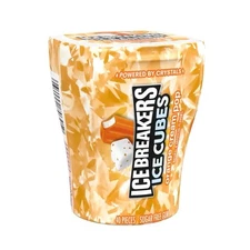 ICE BREAKERS ICE CUBES Orange Cream Pop Sugar Free Gum 3.24oz (Pack of 6).