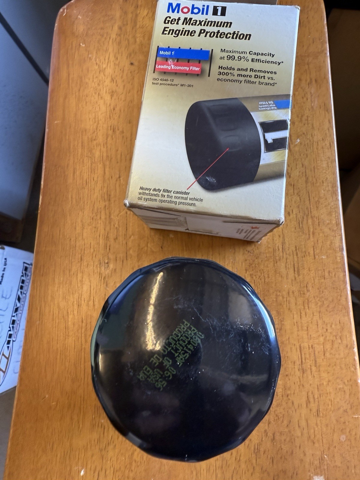 Mobile One M1-212 Oil filter