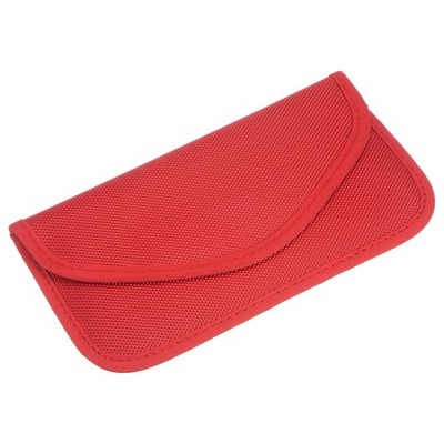 Faraday Bag, RFID Signal Blocking Pouch Wallet 7.87 Inch for Phone Red