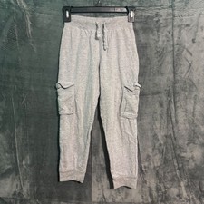 Tommy Bahama Cargo Sweat pants Youth 7/8 Gray Utility Outdoor Hiking