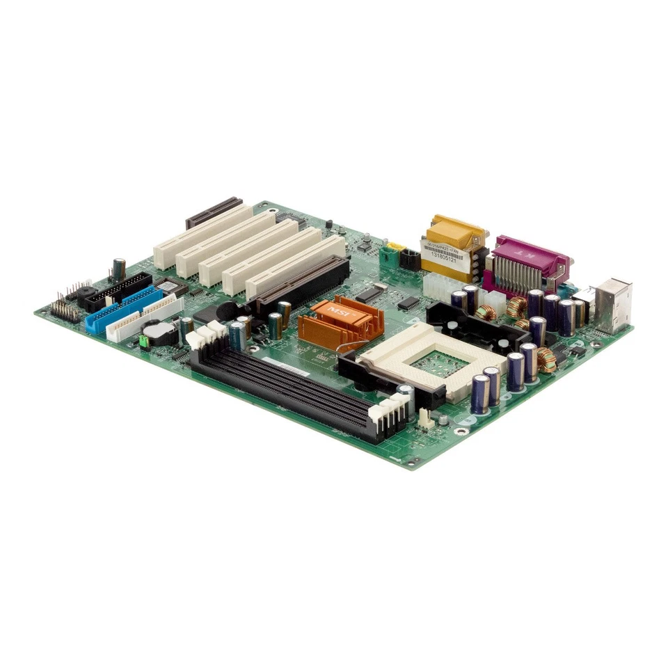 Mainboard MSI MS-6529 845 Pro Ver:1 Socket 423 SDRAM AGP PCI CNR ATX - Image 3 of 3