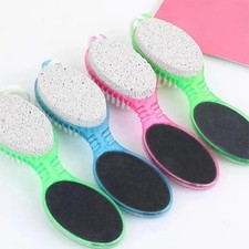 2 4 In 1 Foot Care Stone Callus Brush Pumice Scrubber Pedicure Exfoliate Remover