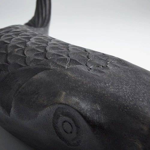 Cyan lighting - Zander - Large sculpture - 30.5 Inches Wide by 5.25 Inches High - Picture 2 of 3