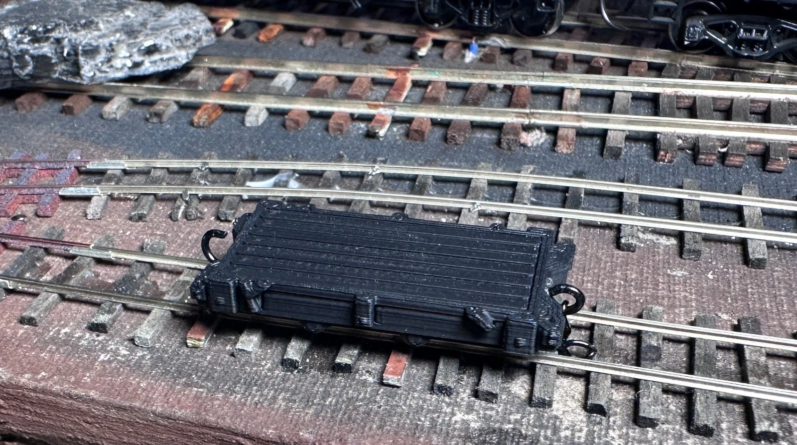 HOn30 Anthracite Mine Flat Car 3D Printed Model Kit Unpainted, D&H Style