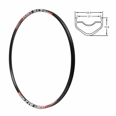 Fahrrad Felge 27,5 Zoll Stan's NoTubes ZTR Crest Hohlkammer Disc 32 Loch 584-21