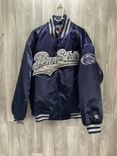COLOSSEUM ATHLETIC PENN STATE "NITTANY LIONS" SATIN JACKET IN SIZE LARGE