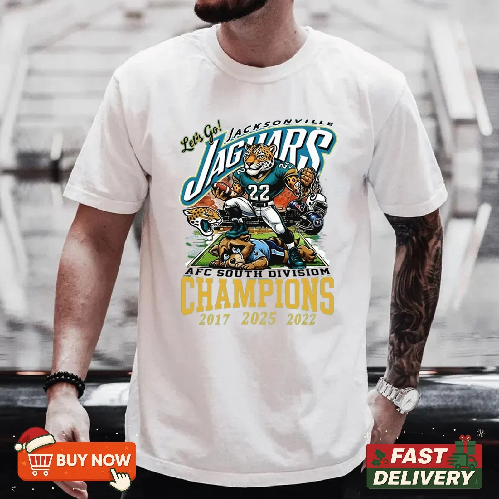 Jacksonville Jaguars AFC South Champions 2025 TShirt