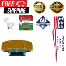No-Leak Extra Thick Wax Toilet Bowl Gasket with Flange for Easy Installation