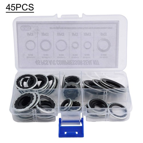 Optimal Performance Guaranteed with Automotive AC Compressor Gasket Seals 45PCS - Picture 5 of 16
