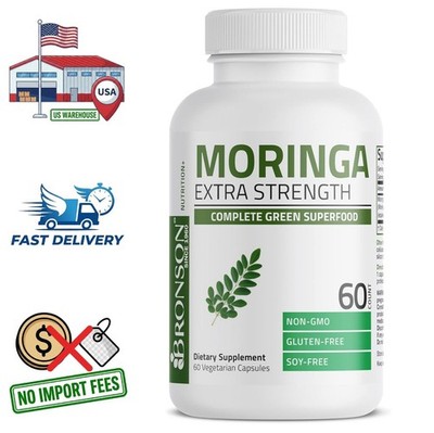 Moringa Oleifera Extracto de Hoja 100 mg 60 Cápsulas en Polvo