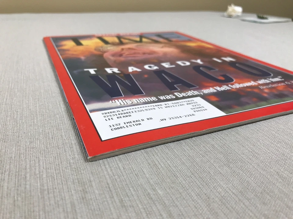 May 3 1993, Time Magazine TRAGEDY IN WACO David Koresh Cult, NICE CONDITION - Image 2 of 4