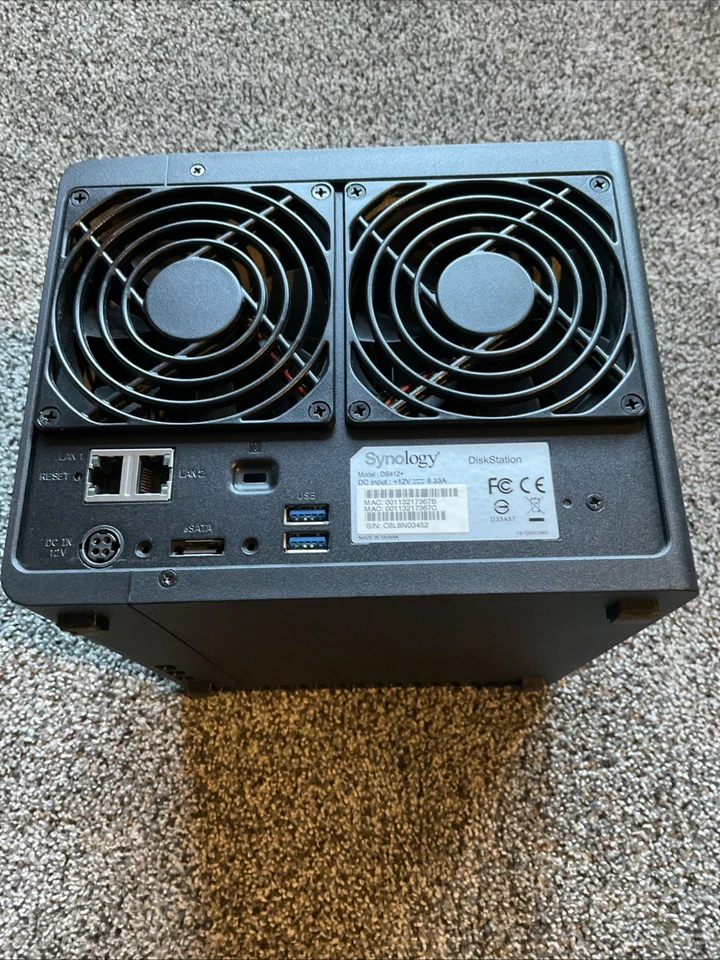 Synology DS412+ 4-Bay NAS with Four 1Tb WD HDD - Image 4 of 4