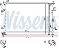 1X Nissens 666206 KüHler MotorküHlung FüR Kia