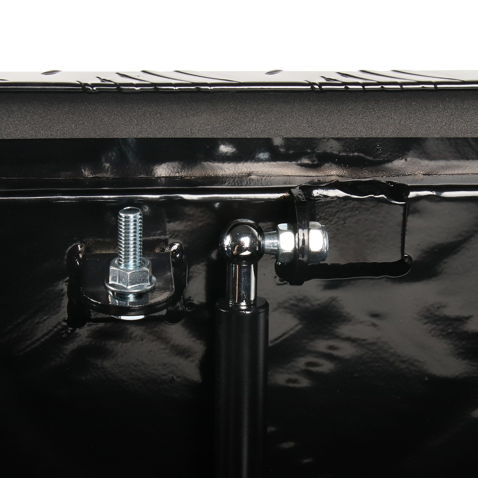 49 x15 x18.5 Inch Trailer Tongue Tool Box Truck Bed Pickup Storage Box Aluminum