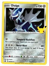 Pokemon TCG Celebrations Dialga Holo Rare Card 020/025 VLP
