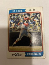 Joe Torre - 1974 Topps Card #15- St. Louis Cardinals - Free Shipping !!!