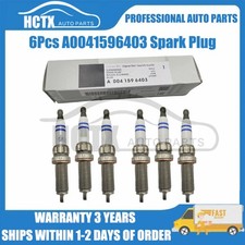 6Pcs A0041596403 Iridium Spark Plug Fit For Mercedes Benz E350 V6 3.5L 2012-2016