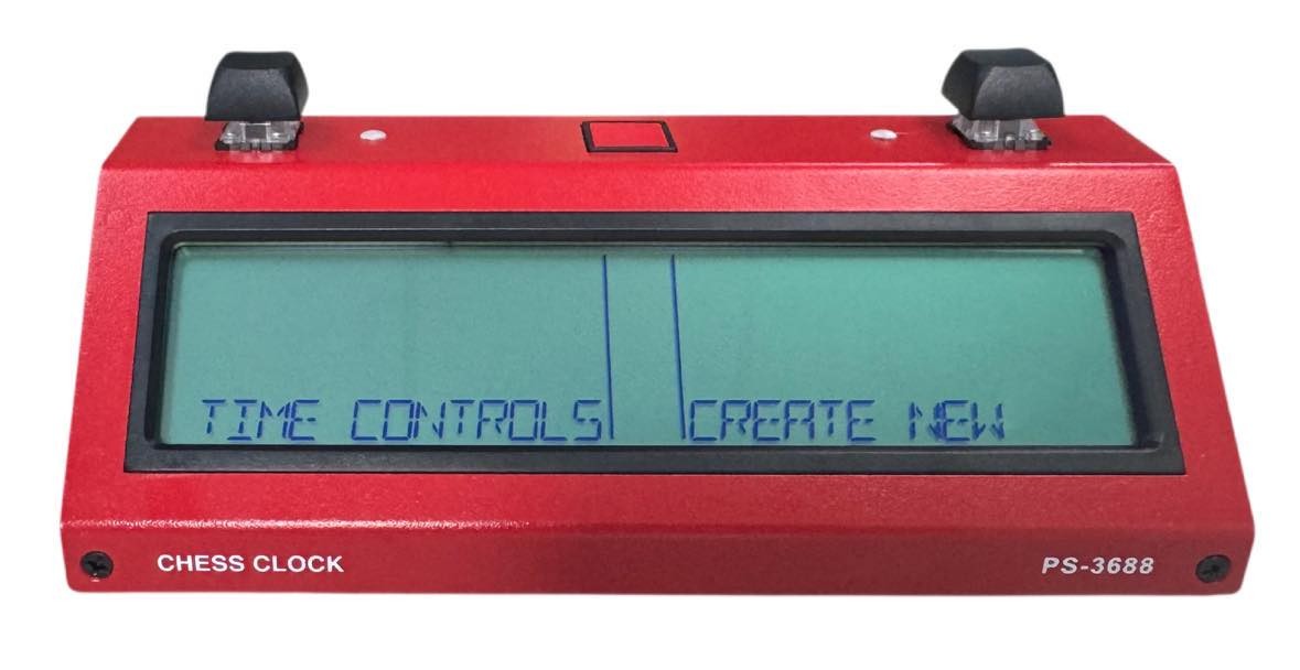 Chess Gorilla Silverback Chess Clock - Red