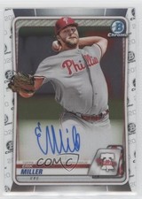 2020 Bowman Chrome Prospect Auto Erik Miller #CPA-EM Auto 0x8e