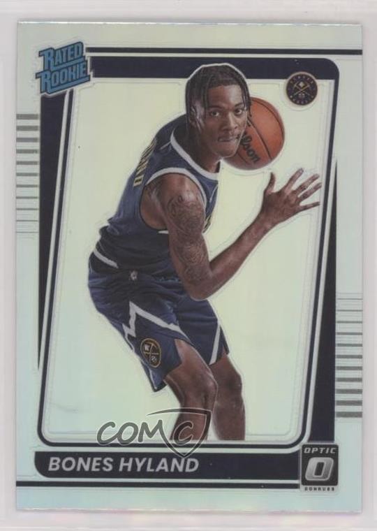 2021-22 Panini Donruss Optic Rated Rookie Holo Prizm Bones Hyland #194 0em2