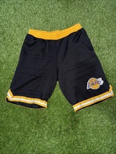 NBA Los Angeles Lakers UNK Youth Large 14/16 Black Athletic Shorts