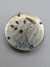 Elgin Grade 103 Pocket Watch Movement 18s For Repairs