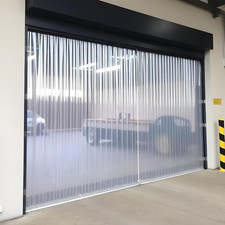 Vinyl Replacement Strip Curtain for Walk in Freezers, Coolers,  Warehouse Doors