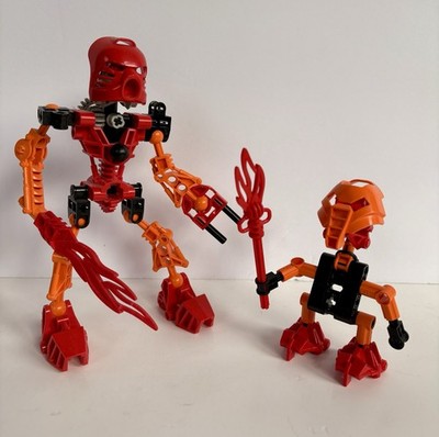 LEGO Bionicle Toa Tahu (8534) & Turaga Vakama (8540) Set – 100