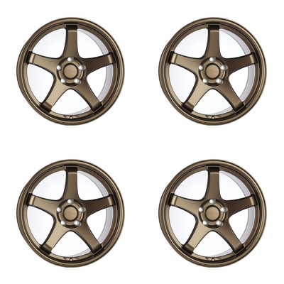 Set of 4 17in Bronze Alloy Wheel Rims for Hyundai Venue, FMI2L09 5x114.3 5Lug