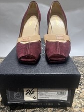 prada calzature donna purple pumps size 36