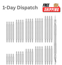 41 PCS Watch Band Pins Link Replacement Kit Stainless Steel 8mm-26mm