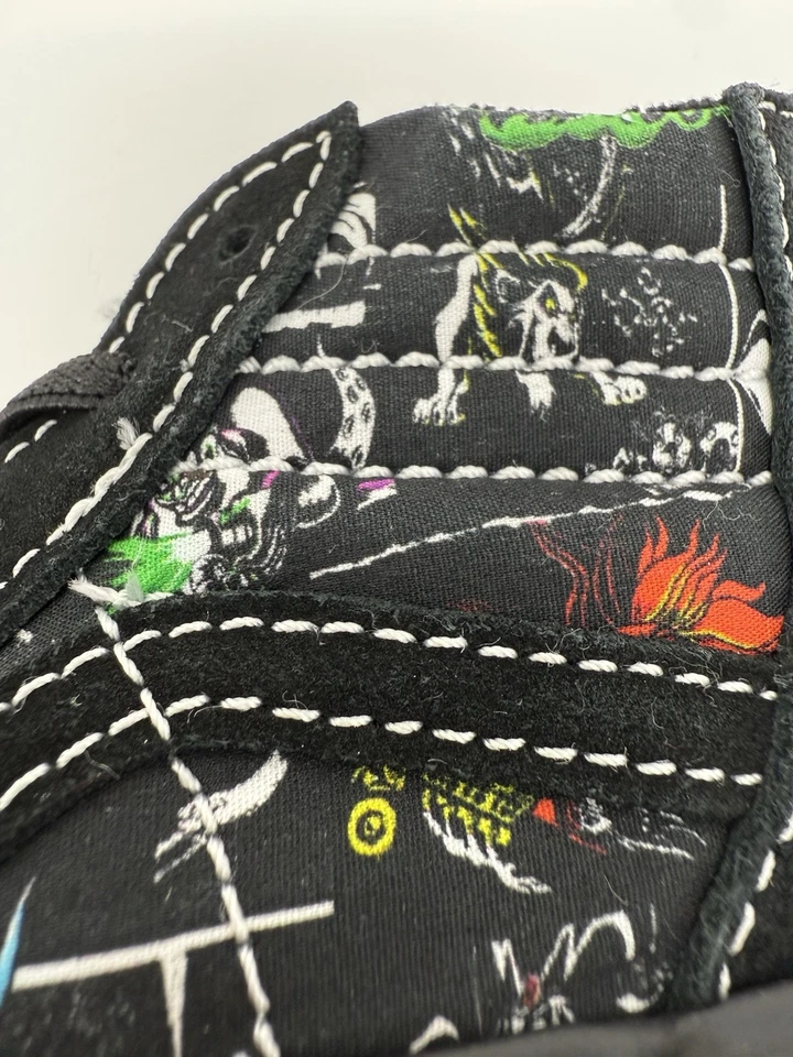Zapatos Vans X Disney 100 Villanos Sk8-HI Niño Pequeño Talla 7.5 Raro Colaboración Disney Foto 3 de 4
