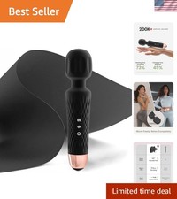 Massage Wand Handheld Cordless Massager - 4 Hour Running Time - Memory Featur...