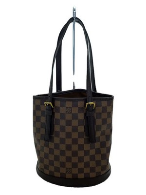 LOUIS VUITTON Mare Damier Ebene BRW PVC BRW Check
