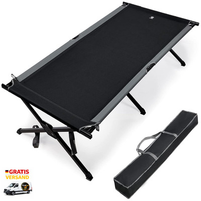 Klappbett XXL 300kg Stahl 214x106cm Stab