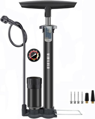 #ad #ad Bike Floor Pump with GaugeBike Pump High Pressure 160 PsiBicycle Pump with Air $17.99