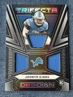 2023 obsidian Jahmyr Gibbs Rookie trifecta patch /199 detroit lions