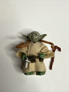 Vtg Star Wars Yoda Grey Head Brown Snake Complete Action Figure 1980 Kenner NM