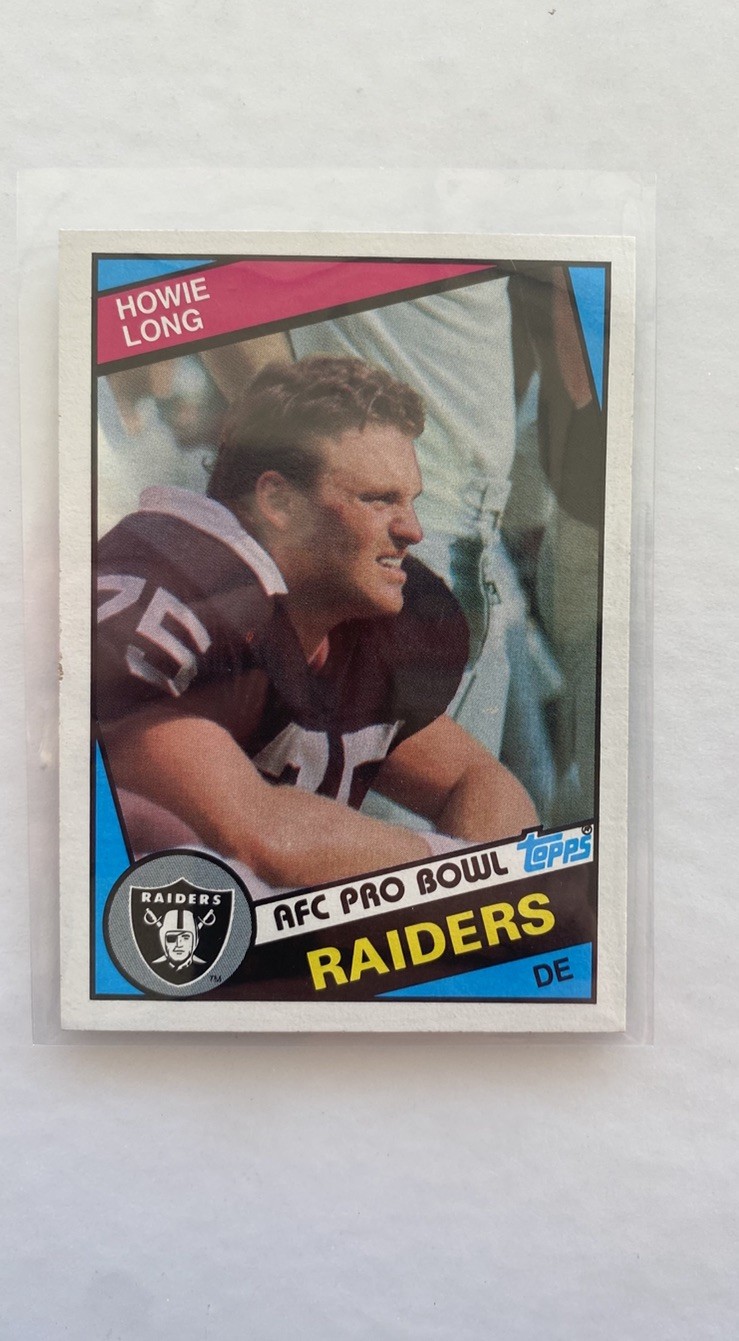 1984 Topps - Howie Long #111 (RC) Oakland Raiders HOF Rookie Card NM
