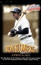 Ron Blomberg 1997-98 Fleer Million Dollar Moments #39 Yankees MLB READ FREE SHIP