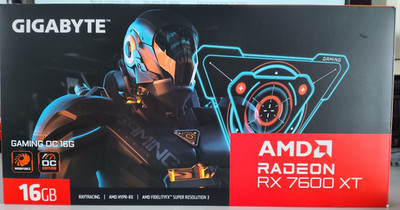 AMD RADEON RX 7600 XT Gaming OC 16GB, neu....