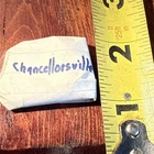 Dug Civil War 💥 🇺🇸 💣 Buckle In Paper Marked Chancellorsville 70’s