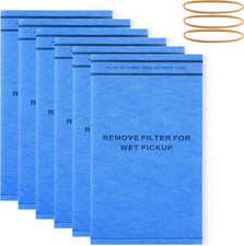 6 Wet Dry Filter Bags for Stinger 2.5-5 Gallon Shop Vac Vacuum Craftsman Husky