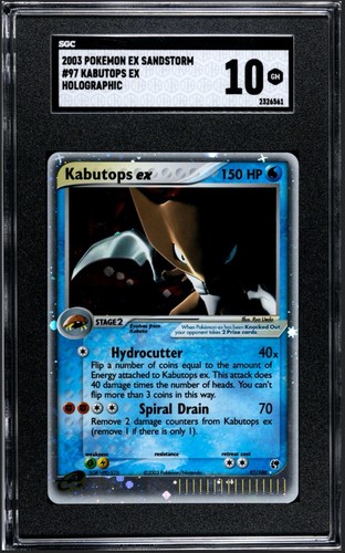 Kabutops ex graded SGC 10 for sale on eBay
