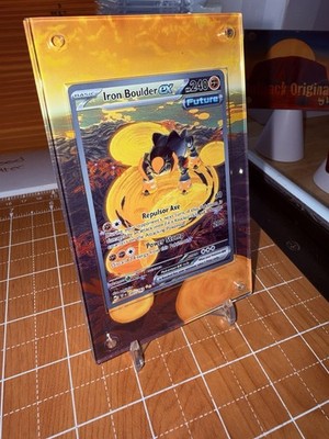Iron Boulder ex 207/162 - SV05: Temporal Forces Pokémon Extended Art Case