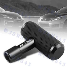 For TRD Black Leather Car Shift Knob Aircraft Joystick Transmission Racing Gear