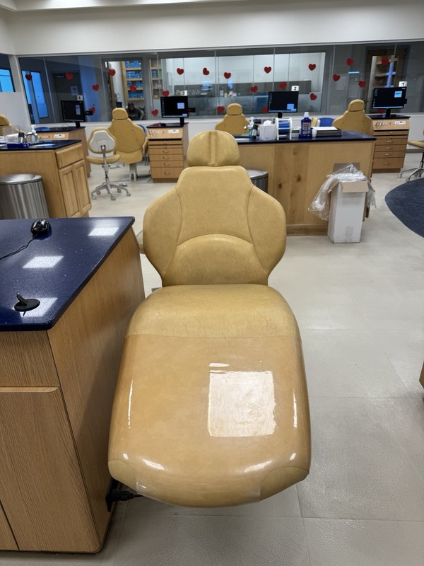 Dental Exam Chair with Attached Equipment and Monitor 2 are available