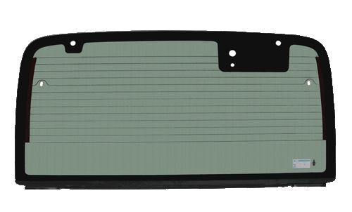 FITS JEEP WRANGLER LIFTGATE CLEAR GLASS 97-02 UN-HEATED WITH LOWER SEAL ATTACHED - Picture 1 of 2